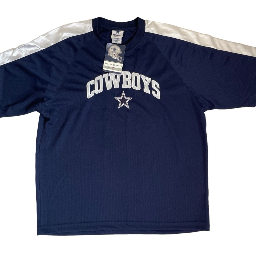 NFL Dallas Cowboys Navy & White Short Sleeve Tee